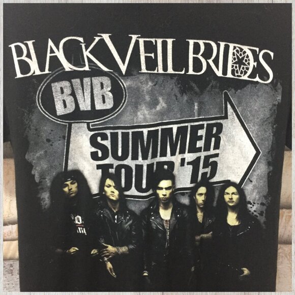 Black Veil Brides Summer Tour '15 T-Shirt - Picture 1 of 3